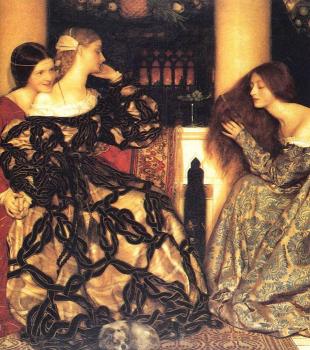 弗蘭尅 卡多根 考伯 Venetian Ladies Listening to a Serenade